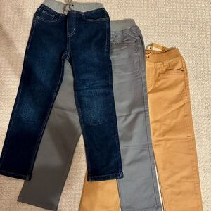 Hanna Andersson Kids Jeans and Pants Set - Blue, Gray, Tan